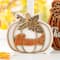 Glitzhome® 8"H Thanksgiving Wooden Pumpkin Table Decor Set